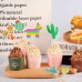Fiesta Cupcake Toppers 70pcs Cactus Llama Mexican Cupcake Picks for Cinco De Mayo, Taco Bout A Party and Mexican Theme Party