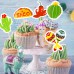 Fiesta Mexican Cupcake Toppers 48pcs Fiesta Cupcake Picks for Mexican Theme Birthday Party, West Themed Party, A Cinco De Mayo