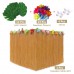 Hawaiian Tropical Party Decorations with 9ft Hawaiian Luau Grass Table Skirt Palm Leaves and Hibiscus Flowers