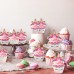 Sharlity Unicorn Cake Toppers with wrappers for Party or Wedding