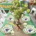Sharlity Serve 24 Dinosaur Birthday Plates Cups and Napkins for Boys Birthday Party Supplies Decorations