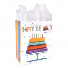 Sharlity Birthday Gift Bag 1pack rainbow