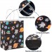 Sharlity 24packs Outer Space Gift Bags Space Theme Party Bags with Handles for Kids Space Themed Birthday Party Supplies (8.5 x 6.3 x 3.15inch)