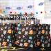 Sharlity 24packs Outer Space Gift Bags Space Theme Party Bags with Handles for Kids Space Themed Birthday Party Supplies (8.5 x 6.3 x 3.15inch)
