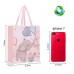 Sharlity Baby Gift Bag Elephant Paper Gift Bags Heavy Duty Baby Girl Gift Bag for Baby Shower Animal Theme Birthday Party Supplies,Pink1
